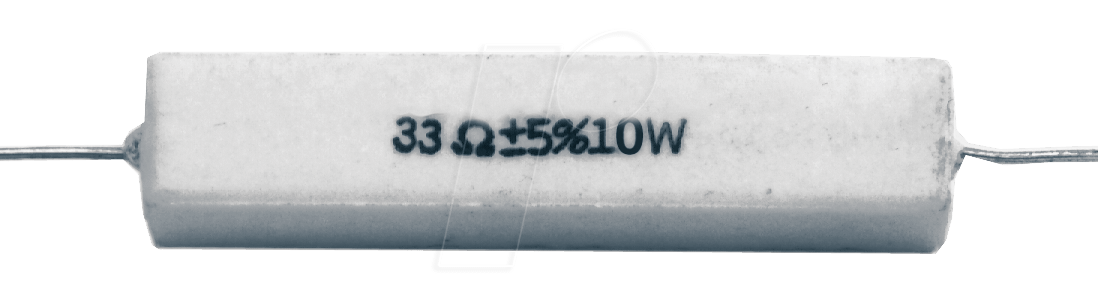 VIS 10W 3,3 - Widerstand Keramik, 3,3 Ohm von Visaton