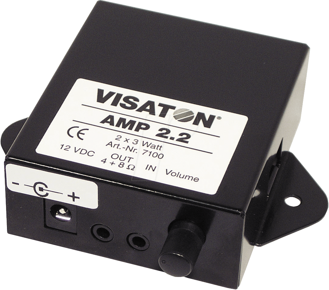 VIS AMP 2.2LN - VISATON Stereo Verstärker mit Pegelsteller von Visaton