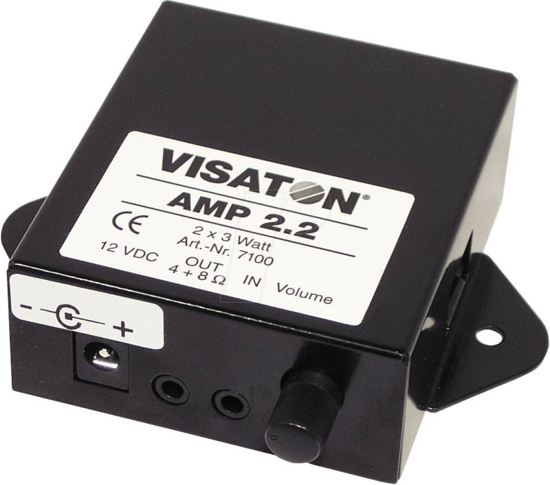 VIS AMP 2.2LN - VISATON Stereo Verstärker mit Pegelsteller von Visaton