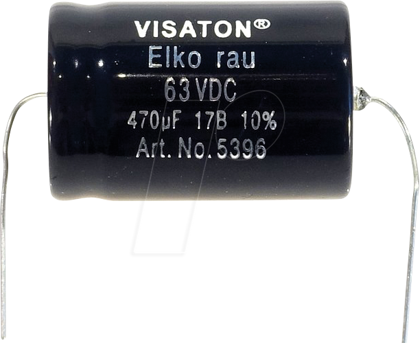 VIS ELKO 5381 - Tonfrequenzelko, 22 µF, 63 V von Visaton