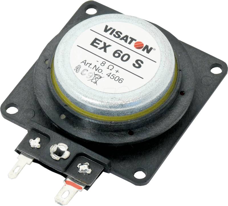 VIS EX60S-4 - Elektrodynamischer Exiter EX 60S, 25 W, 4 Ohm von Visaton