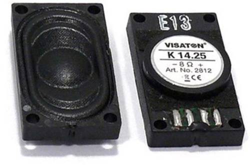 Visaton K 14.25 - 8 Ohm 1 Zoll 2.5cm Kleinlautsprecher 1W 8Ω Oval, Kunststoff-Membran von Visaton