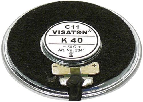 Visaton K 40 - 50 Ohm 1.6 Zoll 4cm Kleinlautsprecher 1W 50Ω Schwarz Kunststoff-Membran von Visaton