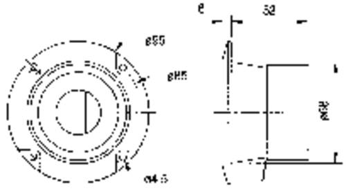 Visaton LC-95 Mono Einbau-Lautstärkeregler 100W von Visaton