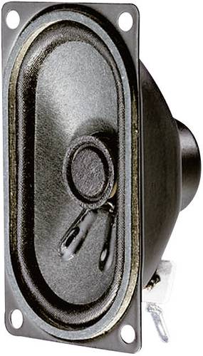 Visaton SC 4.7 ND - 8 Ohm 2.8 Zoll 7cm Breitbänder 2W 8Ω Schwarz Oval, Magnetisch abgeschirmt von Visaton