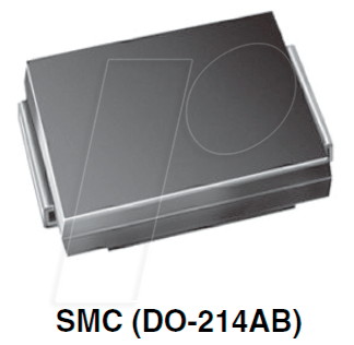 SMCJ28A VIS - TVS-Diode, Unidirektional, 28 V, 1500 W, DO-214AB/SMC von Vishay