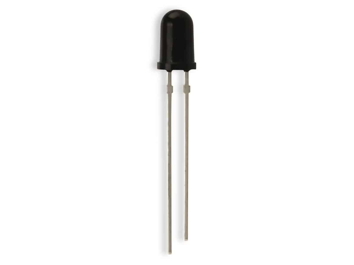 VISHAY Fotodiode, BPV10NF, für Infrarot, Gehäuse T-1 3/4 (5mm, schwarz) von Vishay