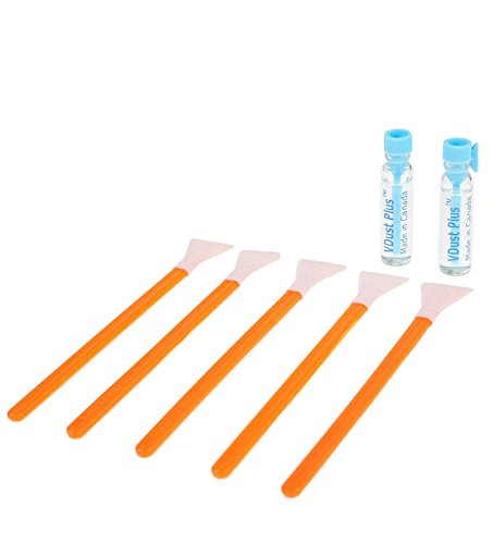 Visible Dust Thinlite-X Light Cleaning 1.6X 16mm - 5X Sensorreinigungs-Swabs (Orange Series) und 2X 1,15 ml Flüssigkeit von Visible Dust