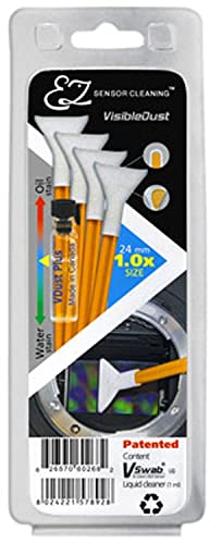 VisibleDust orange Serie EZ Sensor Cleaning Kit 4x VSwab 1x 1ml VD von VisibleDust