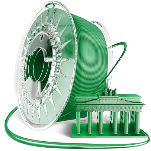Vision 3D® PETG Filament 1.75 - [1KG Spule] 3D Drucker Filament PETG - Wasserfest, Hitze- & UV-beständig - Outdoor geeignet - kompatibel mit FDM 3D-Druckern incl. Slipbag von Vision 3D