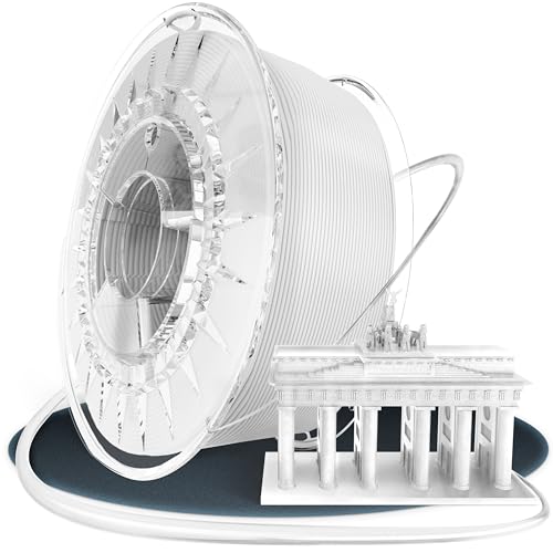 Vision 3D® PETG Filament 1.75 - [1KG Spule] 3D Drucker Filament PETG - Wasserfest, Hitze- & UV-beständig - Outdoor geeignet - kompatibel mit FDM 3D-Druckern incl. Slipbag von Vision 3D