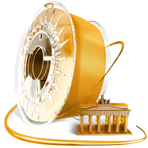 Vision 3D® PETG Glossy Filament 1.75 - [1KG Spule] 3D Drucker Filament PETG - Wasserfest, Hitze- & UV-beständig - Outdoor geeignet - kompatibel mit FDM 3D-Druckern incl. Slipbag von Vision 3D