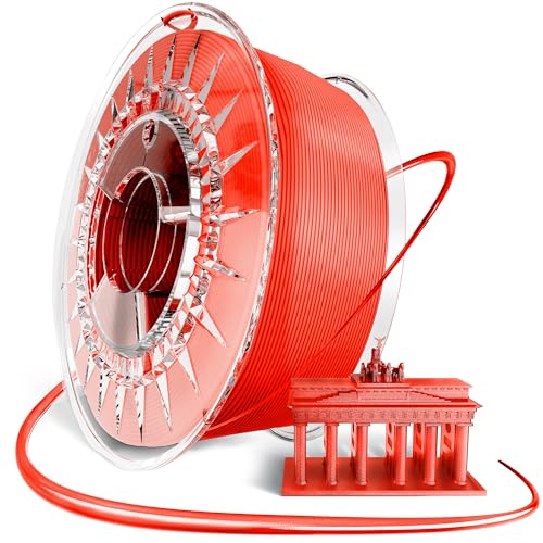 Vision 3D® PETG Glossy Filament 1.75 - [1KG Spule] 3D Drucker Filament PETG - Wasserfest, Hitze- & UV-beständig - Outdoor geeignet - kompatibel mit FDM 3D-Druckern incl. Slipbag von Vision 3D