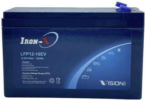 Vision Akkus V-LFP-12-10 Spezial-Akku LiFePo-Block Flachstecker LiFePO 4 12.8V 10000 mAh Vision Akkus V-LFP-12-10 Spezial-Akku LiFePo-Block Flachstecker LiFePO 4 12.8V 10000 mAh von Vision Akkus