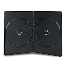 10 x Medien Vision doppelte schwarze 7 mm Rückenbreite DVD/CD/Blu RAY Hüllen 10 x Medien Vision doppelte schwarze 7 mm Rückenbreite DVD/CD/Blu RAY Hüllen von Vision Media