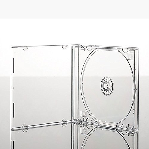 25 Single CD Jewel Case inc Clear Tray von Vision Media