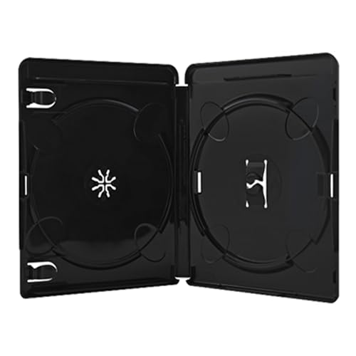 Vision Media® - 1 x 4K Double Ultra HD Blu-Ray-Hülle, für jede DVD/Blu-Ray/Spiele-Disc.. von Vision Media