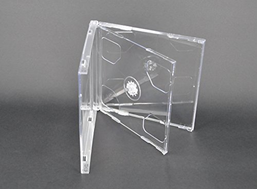Vision Media 10 X Double Clear CD Jewel Case - 10.4mm Spine by Vision Media Vision Media 10 X Double Clear CD Jewel Case - 10.4mm Spine by Vision Media von Vision Media