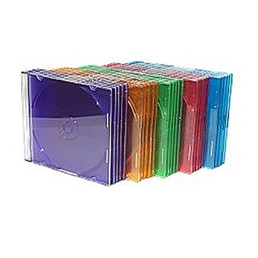 Vision Medien 20 x Slim CD Tasche in verschiedenen Farben - 5,2 mm Rücken Vision Medien 20 x Slim CD Tasche in verschiedenen Farben - 5,2 mm Rücken von Vision Media