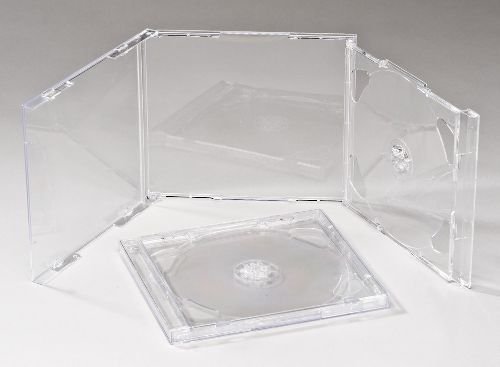 Vision Medien 5 x CD Case transparent doppelt - professionelle Qualität von Vision Media