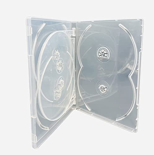 Vision Medien - 6 way Super Clear Multi DVD/CD Tasche (10 Stücke) 14 mm Rückenbreite von Vision Media