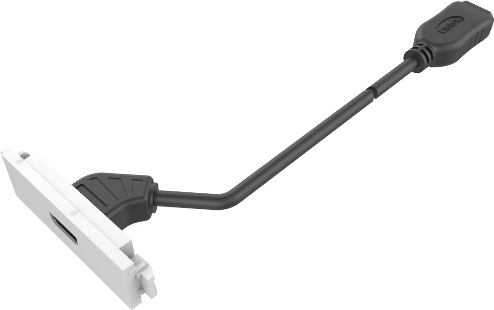 VISION TechConnect 3 HDMI module - Modulares Faceplate-Snap-In - HDMI (TC3 HDMI) von Vision