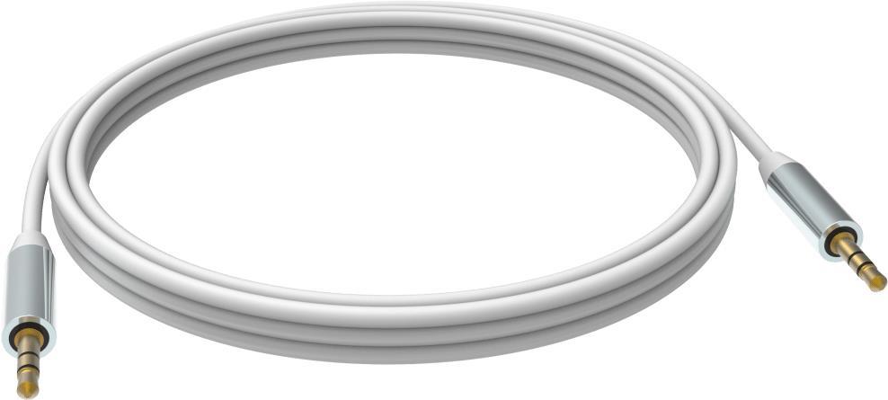 VISION Techconnect - Audiokabel - Mini-Stecker männlich zu Mini-Stecker männlich - 10 m - Doppelisolierung - weiß VISION Techconnect - Audiokabel - Mini-Stecker männlich zu Mini-Stecker männlich - 10 m - Doppelisolierung - weiß von Vision
