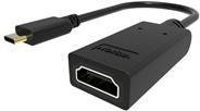VISION - Videoschnittstellen-Converter - HDMI / USB - USB-C (M) bis HDMI (W) - Schwarz - 4K Unterstützung von Vision