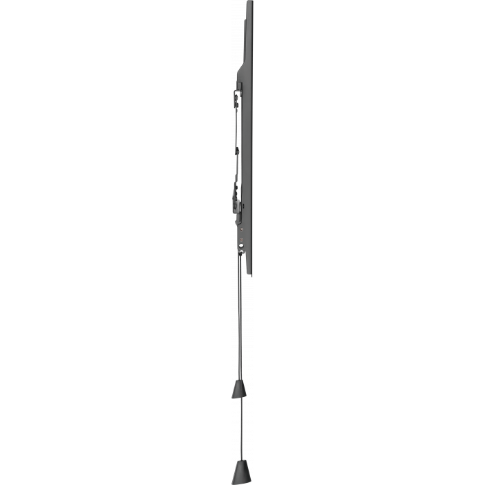 Vision - Befestigungskit (Wandmontage) - für LCD-Display (fest) - verriegelbar - kaltgewalzter Stahl - Schwarz - Bildschirmgröße: 81.3-165.1 cm (32-65) von Vision