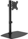 Vision FREISTEHENDER MONITORSCHREIBTISCHSTÄNDER SCHWARZ Passend für 13- bis 81,30cm (32) -Flachbildschirme mit VESA-Muster 75 x 75 oder 100 x 100, wie sie bei den meisten Desktop-Monitoren verwendet werden. Matt-schwarzer Stahl. Doppelgelenk. Ständerhöhe: 440 (VFM-DSB) von Vision