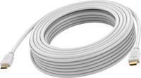 Vision Professionelles Installations-HDMI-Kabel - LEBENSLANGE GARANTIE - 8K bei 30 Hz - HDMI-Version 2.1 - 48 Gbps - doppelt abgeschirmt - vergoldete Stecker - HDMI (M) auf HDMI (M) - Außendurchmesser 8 mm - AWG 26 - 10 m - weiß (TC 10MHDMI8K) von Vision