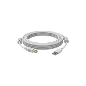 Vision Techconnect 2 - USB-Kabel - USB Typ B (M) zu USB (M) - USB 2.0 - 5 m - weiß von Vision