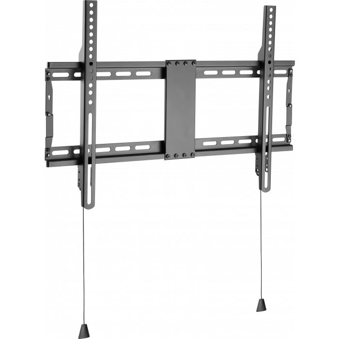 Vision VFM-W6X4V/2 - Befestigungskit (Wandmontage) - nicht kippbar - für Flachbildschirm - verriegelbar - kaltgewalzter Stahl - Schwarz - Bildschirmgröße: 94-177.8 cm (37-70) von Vision