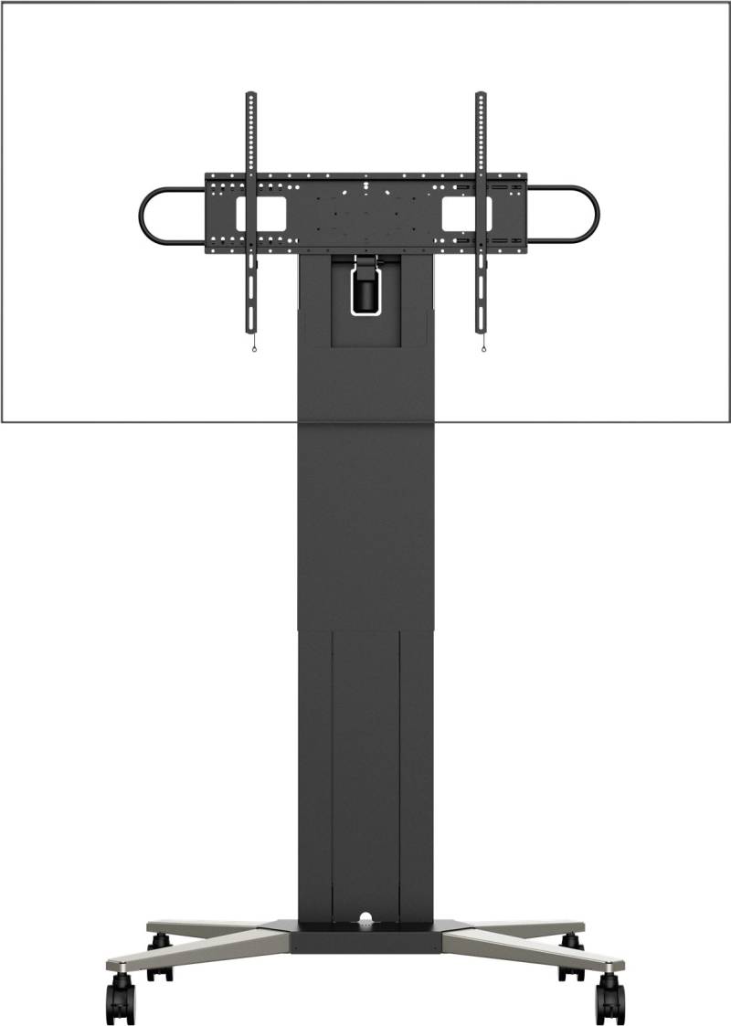Vision - Wagen - motorisiert - für Flachbildschirm - trolley - Stahl - mattschwarz - Bildschirmgröße: 119.4-228.6 cm (47-90) von Vision
