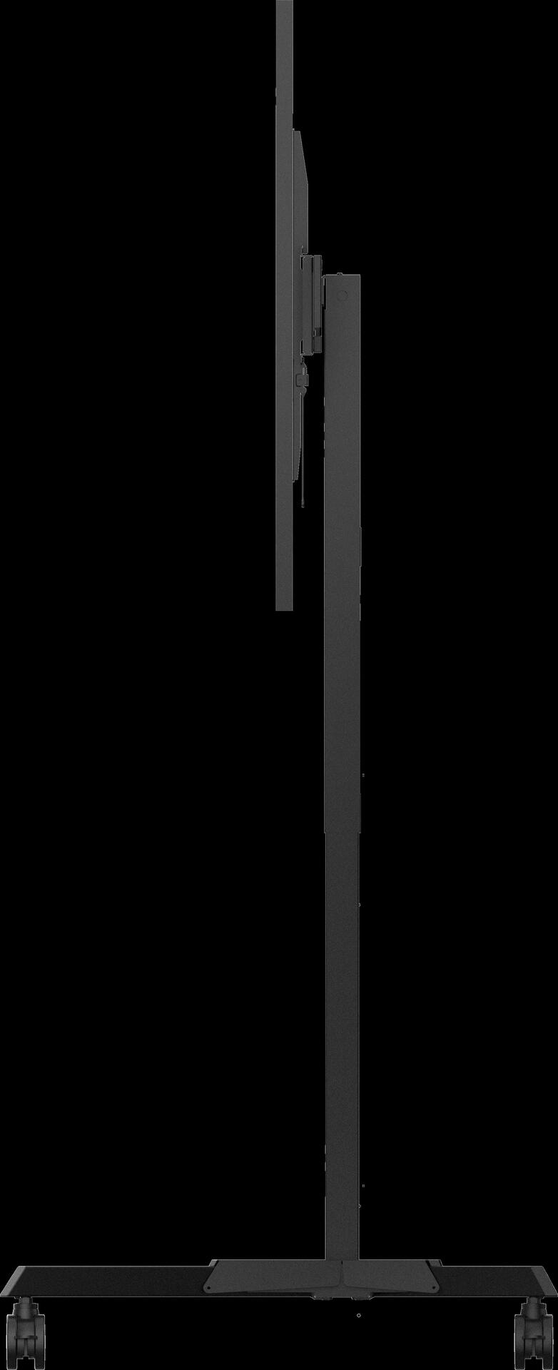 Vision - Wagen - robust - für Flachbildschirm - Stahl - mattschwarz - Bildschirmgröße: 119.4-228.6 cm (47-90) von Vision