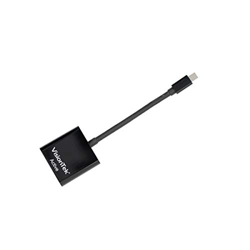 VisionTek Mini DisplayPort auf HDMI 4K Active Adapter, Stecker auf Buchse, für MacBook Pro, MacBook Air, Mac Mini, Microsoft Surface Pro 3/4, Desktop Graphics und mehr (900691) von VisionTek