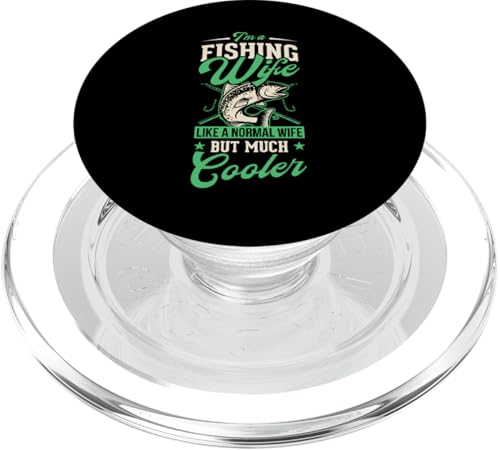 Ich bin eine Angelfrau wie eine normale Frau, aber viel cooler PopSockets PopGrip für MagSafe Ich bin eine Angelfrau wie eine normale Frau, aber viel cooler PopSockets PopGrip für MagSafe von Visit Best Funny Bass & Ice Fishing Dad Collection