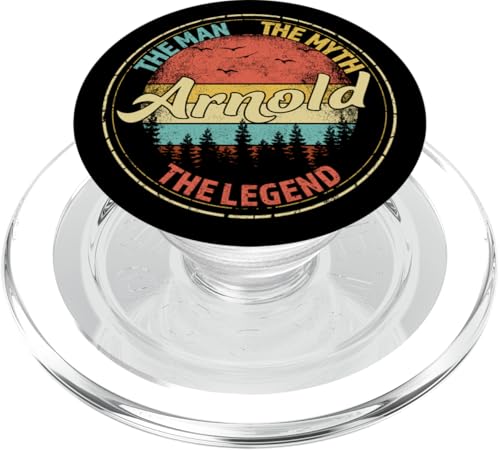 Arnold The Man The Myth The Legend Men Personalisierter Name PopSockets PopGrip für MagSafe Arnold The Man The Myth The Legend Men Personalisierter Name PopSockets PopGrip für MagSafe von Visit Our Legendary Store With Custom Name Apparel