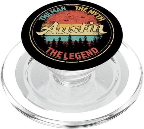 Austin The Man The Myth The Legend Men Personalisierter Name PopSockets PopGrip für MagSafe Austin The Man The Myth The Legend Men Personalisierter Name PopSockets PopGrip für MagSafe von Visit Our Legendary Store With Custom Name Apparel