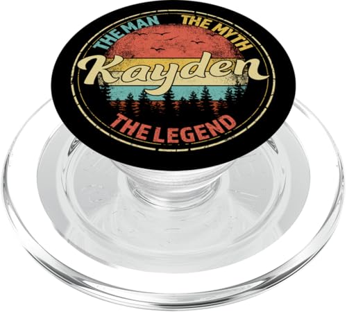 Kayden The Man The Myth The Legend Men Personalisierter Name PopSockets PopGrip für MagSafe Kayden The Man The Myth The Legend Men Personalisierter Name PopSockets PopGrip für MagSafe von Visit Our Legendary Store With Custom Name Apparel