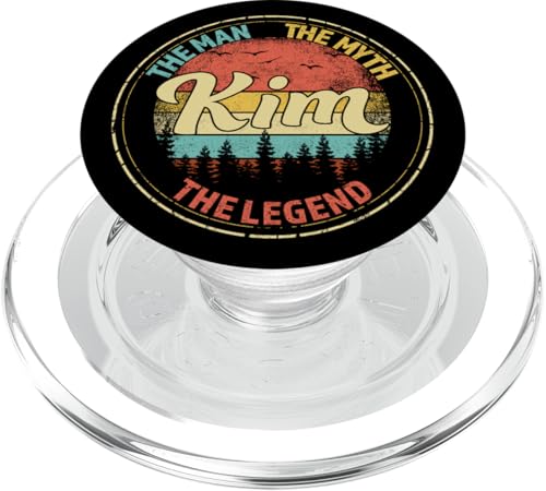Kim The Man The Myth The Legend Men Personalisierter Name PopSockets PopGrip für MagSafe Kim The Man The Myth The Legend Men Personalisierter Name PopSockets PopGrip für MagSafe von Visit Our Legendary Store With Custom Name Apparel