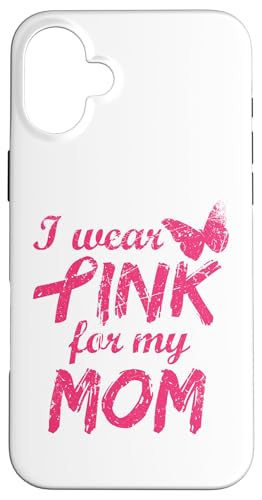 I Wear Pink For My Mom Breast Cancer Awareness Hülle für iPhone 16 Plus I Wear Pink For My Mom Breast Cancer Awareness Hülle für iPhone 16 Plus von Visit Us: Breast Cancer Medical Awareness