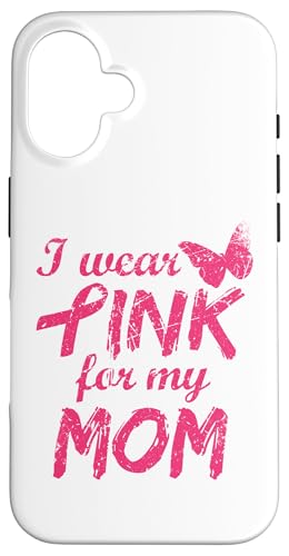 I Wear Pink For My Mom Breast Cancer Awareness Hülle für iPhone 16 I Wear Pink For My Mom Breast Cancer Awareness Hülle für iPhone 16 von Visit Us: Breast Cancer Medical Awareness