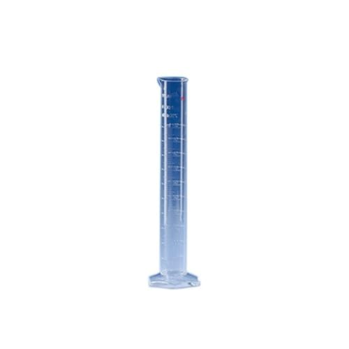 Vitlab Polymethylpenten Messzylinder, Erhabene Skala, Klasse A, Hohe Form, Klar, 100ml Kapazität, 33mm Durchmesser, 250mm Höhe, 2 Stück von Vitlab