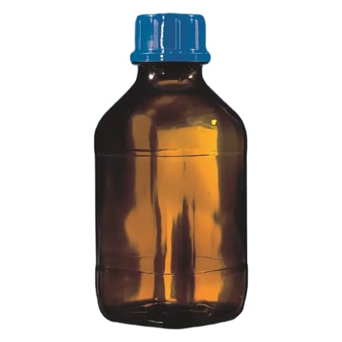 Vitlab Braunglas Flasche, Beschichtet, Quadratisch, GL 32 Gewinde, 100ml Kapazität von Vitlab