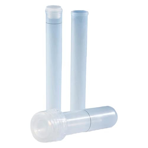 Vitlab Perfluoralkoxyalkan Probenröhrchen mit Ringmarke und PE Stopfen, 12ml Kapazität, 16mm Durchmesser, 110mm Höhe von Vitlab