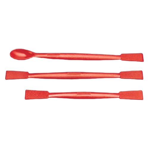 Vitlab Polyamid Doppelspatel, Rot, 180mm Länge, 10 Stück von Vitlab