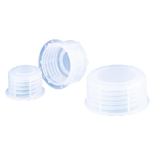 Vitlab Polypropylen Schraubkappe für Flaschen, Transparent, GL 40 Gewinde, 12 Stück von Vitlab