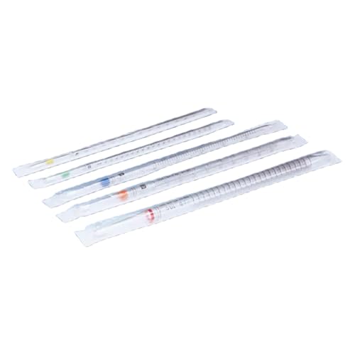 Vitlab Polypropylen Vollpipetten, 1 Marke, 5ml Kapazität, 6 Stück von Vitlab