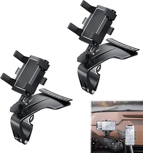 Vitrywei Canknown Phone Holder, Canknown Multifunctional Car Dashboard Mobile Phone Holder, 360 Degrees Rotation Dashboard car Phone Mount,Suitable for All Devices from 3 to 7 Inches (2 pcs) von Vitrywei